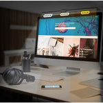 lampe led argentée moderne 30cm clips minimalisteintérieur éclairage