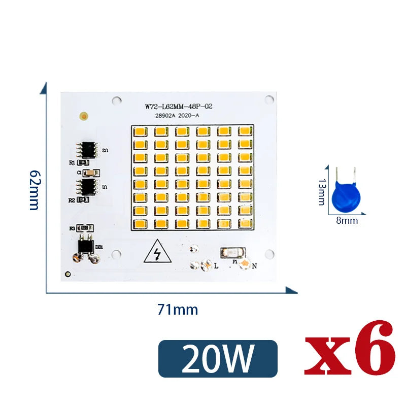 plaque led 10w 20w 30w 50w 100w blanc moderne diodes connecteurs