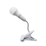 lampe pince flexible blanc moderne interrupteur tête lit table lecture