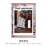 cartes postales vintage paysages urbains nature clips décoratives minimalistes modernes