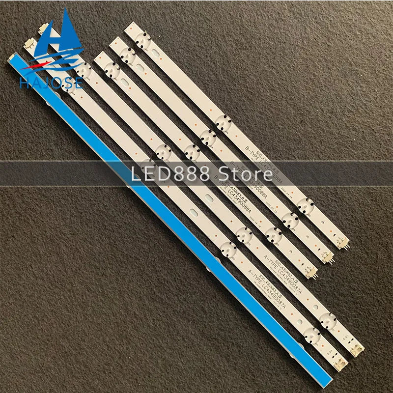 bande led led 830mm blanc bleu rétro éclairage moderne aluminium