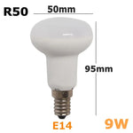 ampoule led blanc moderne e27 r63 50000h 2000lm flux luminescent certification rohs fcc lvd