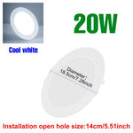 Downlight led blanc moderne encastrable 220v 5w 10w 15w 20w 25w cold white