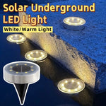 lampe solaire extérieure led argentée noire étanche ip68 éclairage souterrain automatique moderne