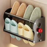 organisateur chaussures aimants mural multi couleurs moderne réutilisable porte chambre maison