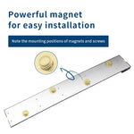barre lumineuse led blanc moderne 40cm 50cm aimants connecteurs 6500k 220v 8200lm