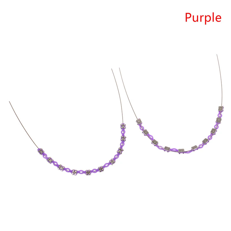 bracelets violet vert rose bleu modernes métal opaques 16cm 6.3inch