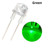 Diodes led 8mm bleu vert rouge blanc jaune ultra lumineuses lots grandes quantités