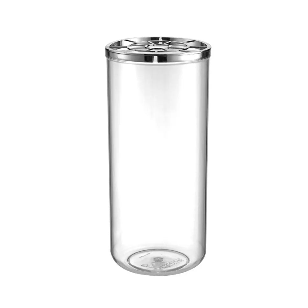 vase transparent moderne pot fleur hydroponie couvercle grille 2600ml 2000ml 1400ml