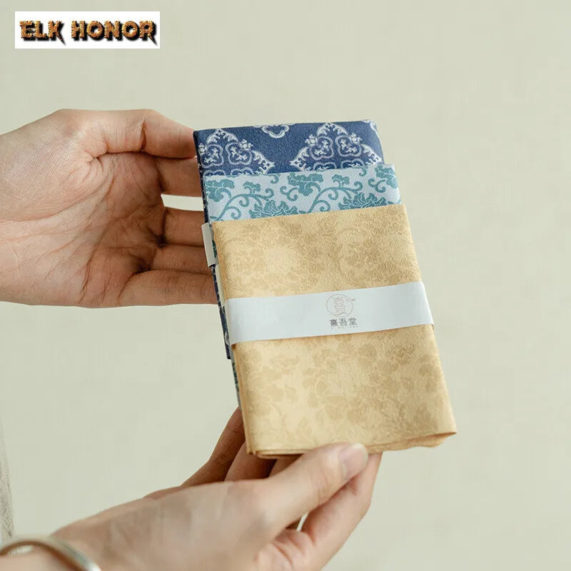 serviettes table floral classiques beige bleu marine gris clair 10x10cm 15x15cm 20x20cm