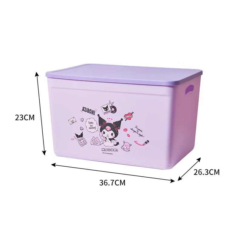 boîtes rangement plastique imperméable my melody pom pom purin multiple utilisations poignées