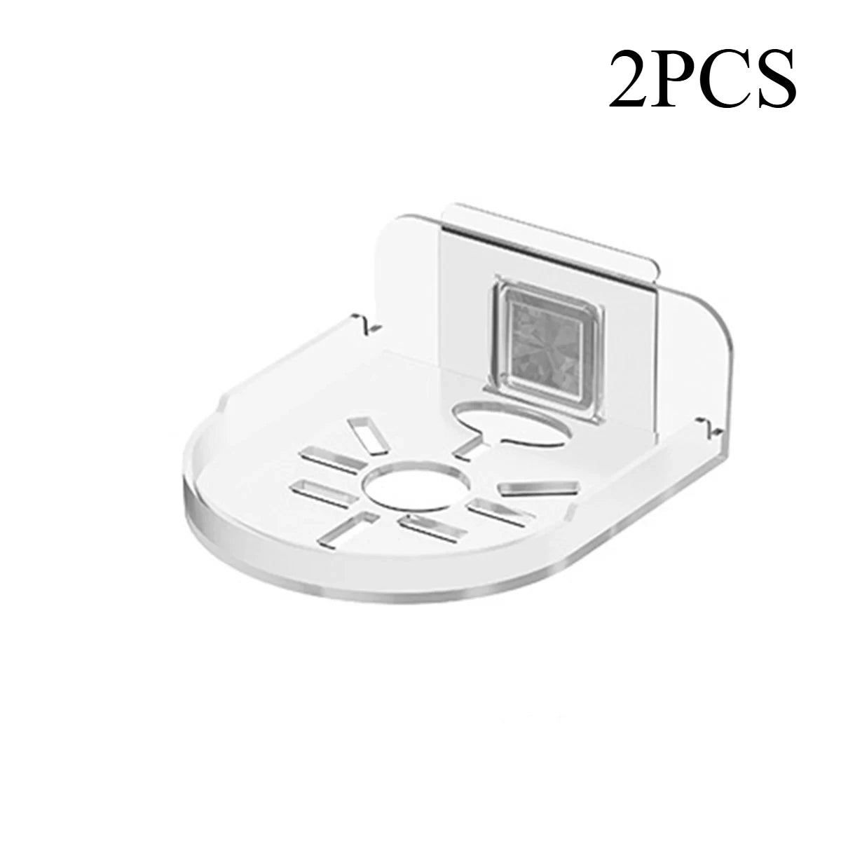 support mural transparent blanc clips caméra vidéosurveillance moderne facile respectueux environnement