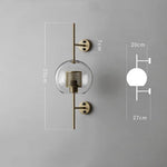 lampe murale moderne or argent transparent perforée éclairage cuisine décoration intérieure