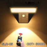 lumière solaire extérieure noire ip65 modes batterie télécommande moderne led étanche
