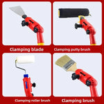 outil peinture pinceau extension multi angles support réglable bricolage peinture fixations vis outils