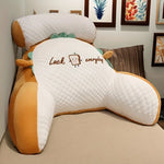 oreiller lecture ergonomique support dorsal réglable coussin lombaire doux mousse pe polyester pointillé moderne