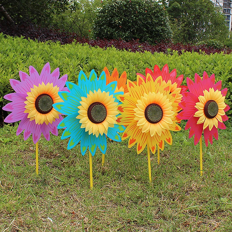 fleur artificielle violet bleu jaune rouge moderne décoration extérieure tringle pétale rayonnante opaques jardin