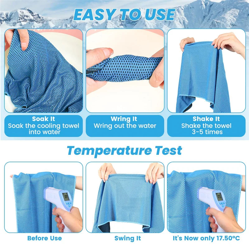 serviette sport bleu clair maille fine points noirs séchage rapide absorption élevée lavable machine