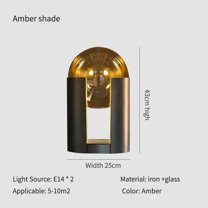 lampe sol led noire postmoderne italien verre opaque 11w 249lm
