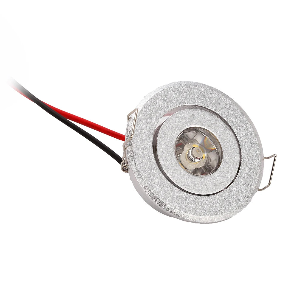 spots led argentés gravés modernes clips câbles 4000k 6000k 3000k 60lm 249lm chambre coucher