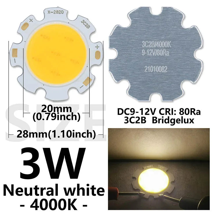 plaque led moderne 28mm 20mm cold white warm white natural white 3w 5w 7w