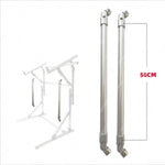 chevalet broderie acier inoxydable réglable industriel support art argenté métallique ajustable