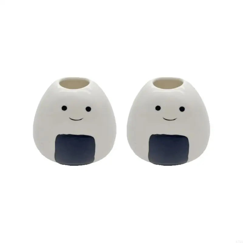 vase decoratif blanc yeux sourire minimaliste kawaii table moderne flowers
