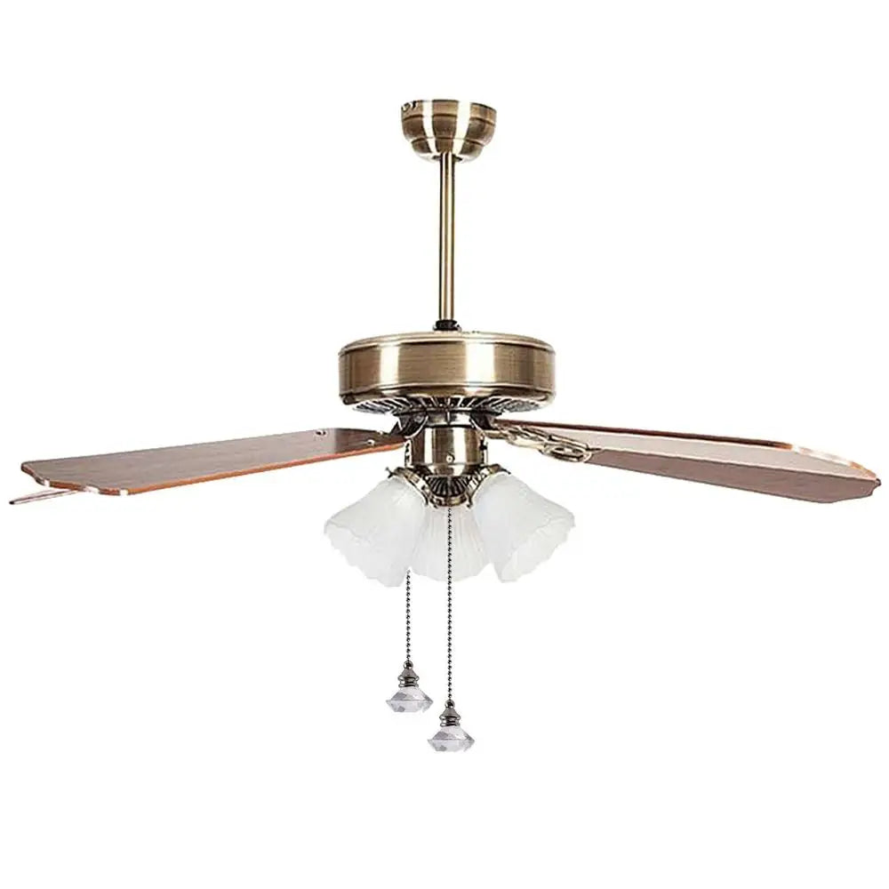 suspension transparentes motifs internes modernes ventilateur lustre cristal chaînes élégantes intérieurs colorés bleu rouge