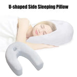 oreiller forme soie polyester coton blanc uni moderne dormir