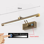 lampe led moderne or argent noir fixée mur éclairage intérieur cuisine chambre coucher salle