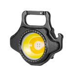 lampe poche rechargeable led multifonctionnelle camping compacte orange noire bleue
