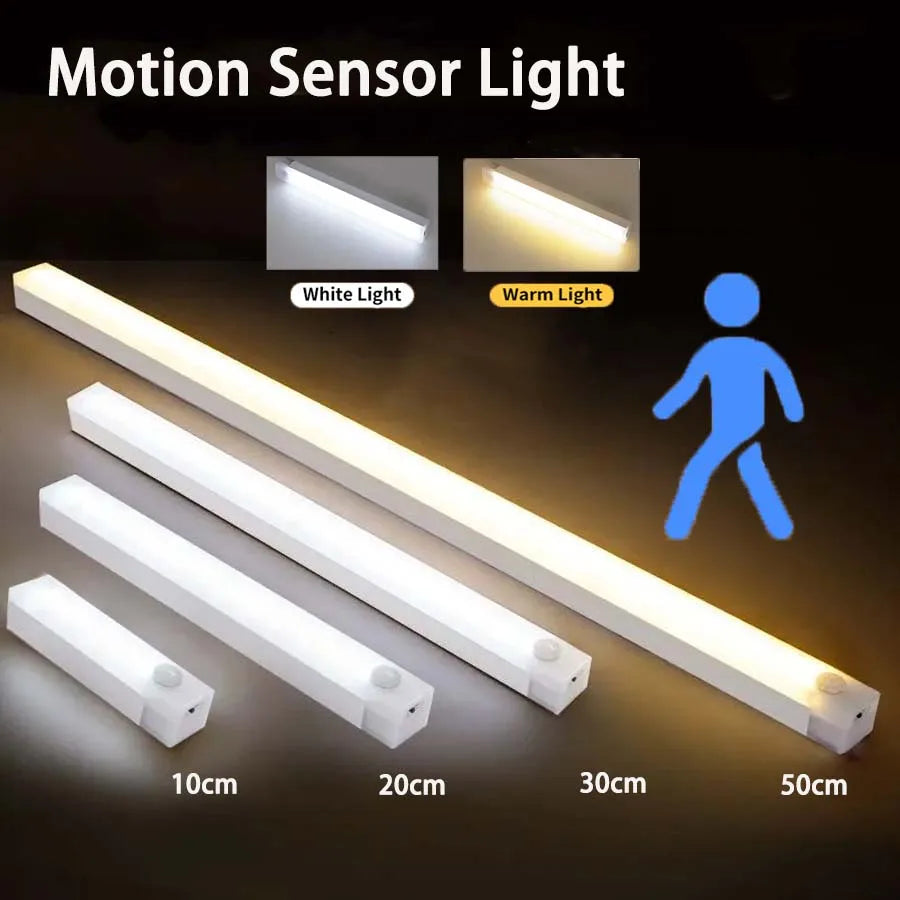 lampe led rectangle rechargeable adhésive détecteur mouvement blanc moderneurgence couloir cuisine
