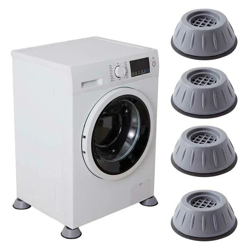 pieds anti vibration machine laver caoutchouc gris noir antipatin adjustable moderne adhésif