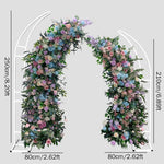 arche decorative fleurs artificielles blanc feuillage vert decoration mariage anniversaire exterieur classique eventos partys