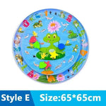 tapis jeu d'eau chat pompe motif marin poisson lit gonflable interactif