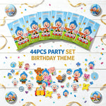 sacs anniversaire dessins animés stickers autocollants poignées détachables personnages mignons motifs géométriques happy birthday