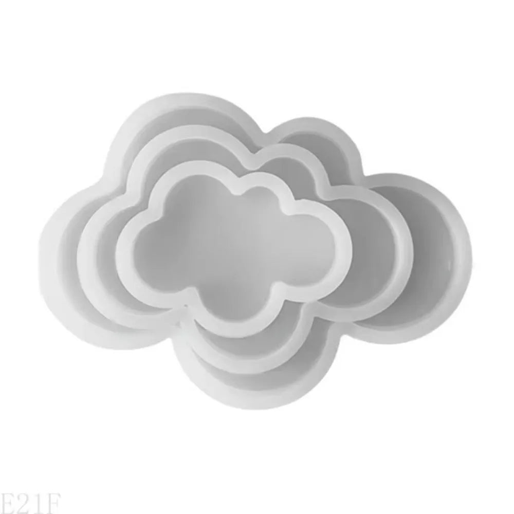 moules silicone imprimé floral moderne blanc rectangle rond cœur ellipse nuage