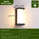 lampes murales led modernes noir blanc marron clair extérieur intérieur blanc froid blanc chaud