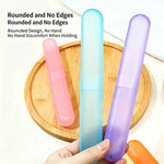 étui brosse dents portable réutilisable multiple couleurs vert bleu rose orange jaune moderne compact