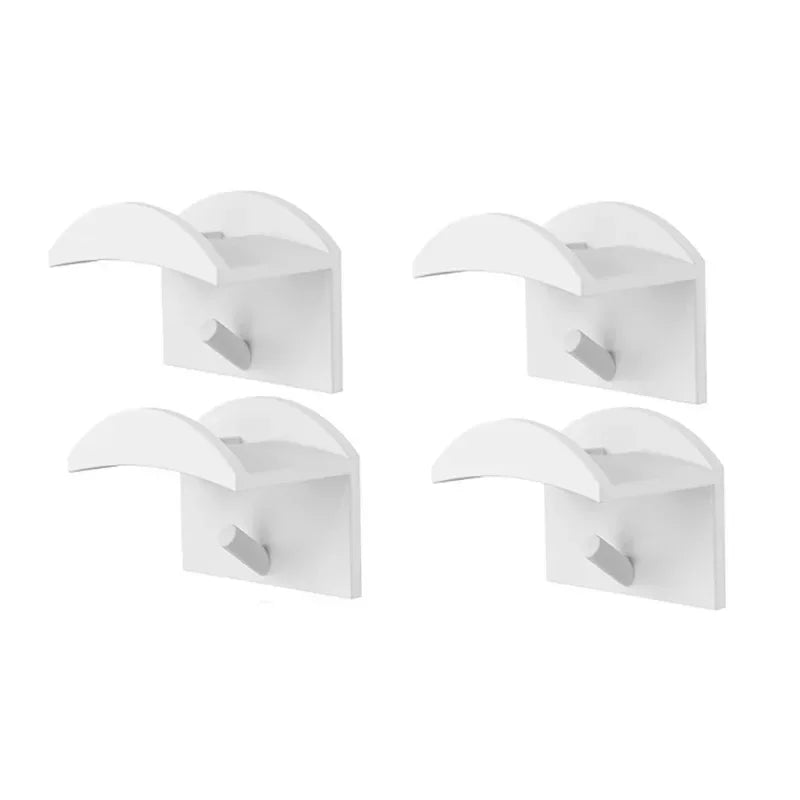 supports stockage murals adhésifs casquettes rouges noires brodées minimalistes 10 pièces