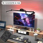 lampe led full spectre flexible moderne 120cm noir télécommande