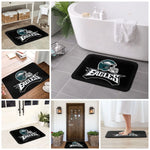 tapis bain antidérapant adhésif logo eagles noir vert moderne sportif