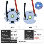 LED 3W XPE 3535 Blanc Froid Chaud Bleu Câbles Modernes Technologiques