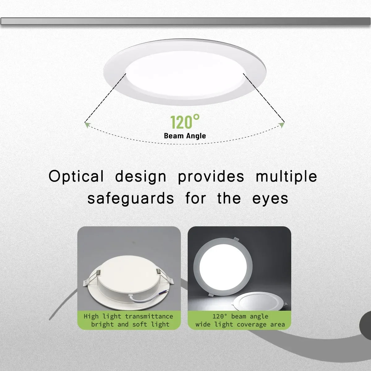 downlights led 10w 14w 17w 20w 24w 6w 3000k 4000k 6000k blanc moderne