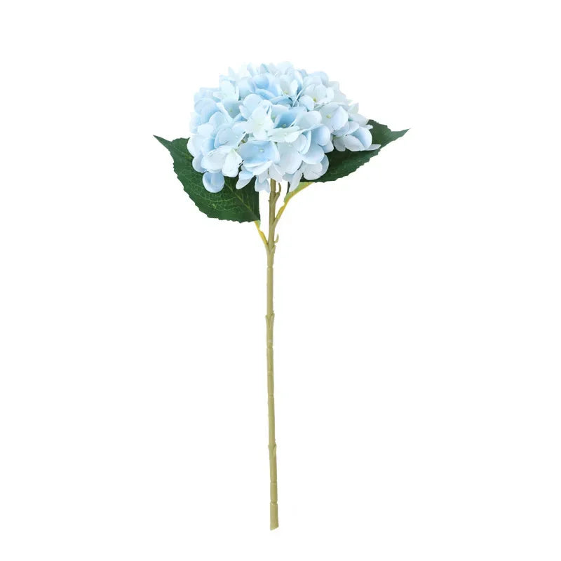 bouquet artificiel hortensia blanc rose bleu vert moderne décoration intérieure mariage anniversaire