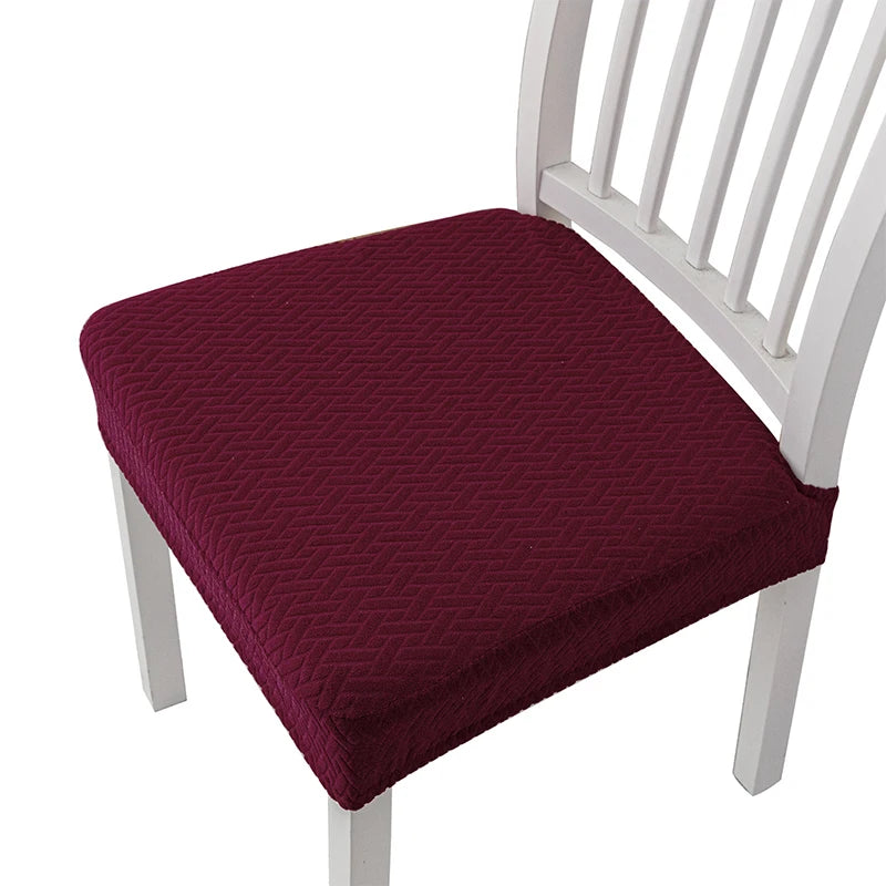 coussin chaise moderne tissé carreaux noir gris vert beige élasthanne polyester lavable adhésif protection