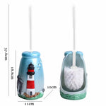 porte brosse toilette animal décoratif grenouille oiseau singe vache vert bleu Jaune