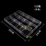 boîte rangement bijoux transparent moderne réutilisable acrylique pliable respectueux environnement
