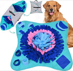 jouet interactif chien fleurs motifs géométriques orange vert blanc marron clair non slip