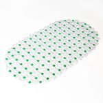 tapis bain moderne transparent motifs relief bleu rose vert violet salle bain antidérapant pvc